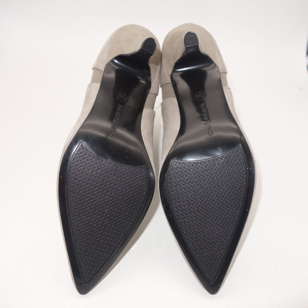 NEW BANDOLINO Bari Beige Elastic Comfort Pointy Toe Kitten Heel Zip Women's 7.5 - Picture 8 of 8